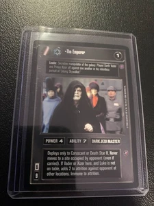 Star Wars CCG SWCCG Reflections 2 L'Imperatore Non Foil Carta Premium NM+ Decifratore - Foto 1 di 1