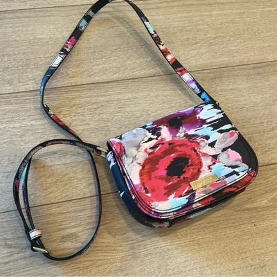 Kate Spade Laurel Way Carsen Mini Crossbody Leather Bag Floral - Image 1 of 4