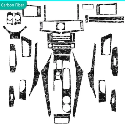 35Pcs Forged Carbon Fiber Full Interior Kits Trim For Lexus IS250 IS350 2013-18 - Image 1 of 4
