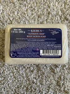 Kiehl s Ultimate Man Body Scrub Soap Full Size 7oz NEW SEALED - Picture 1 of 3