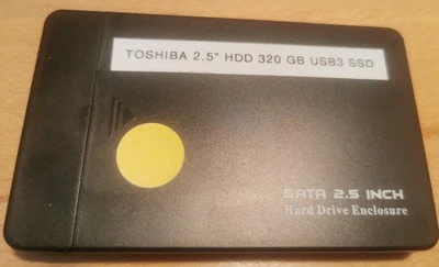 2 Stück,   Toshiba HDD 320GB 2,5 Zoll  USB 3 Externe FESTPLATTE - Bild 1 von 4