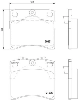 Pagid Racing    355018381    Disc Brake Pad - Image 1 of 3