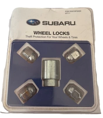 Juego original Subaru 4 tuercas 1 llave accesorios B321SFG000 OEM. Usado Foto 1 de 2