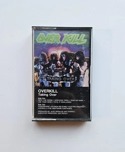 Overkill - Taking Over (Cassette Tape Album 1987 Megaforce White Shell) - Picture 1 of 5