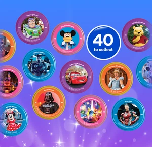 NUEVOS DISCOS WOOLWORTHS DISNEYLAND DISNEY + TARJETAS COLECCIONABLES - ¡ELIGE EL TUYO! - Imagen 1 de 6