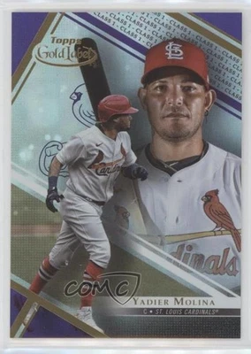 2021 Topps Gold Label Class 1 Purple /99 Yadier Molina #50 - Image 1 of 2