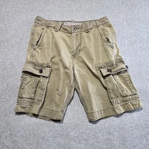 Pantalones Cortos Carga American Eagle Para Hombre 30 Bolsillos Caqui Envejecidos Preppy 30x10 - Imagen 1 de 12