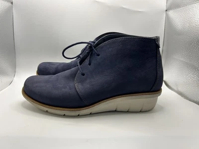 Botín Dansko Joy para mujer EUR 38US 7,5-8 cuero nobuck con cordones zapato cómodo Foto 1 de 4