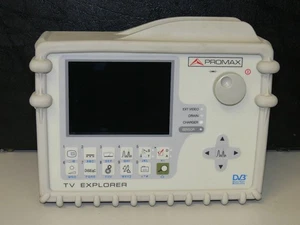 Promax TV Explorer Spektrum Analysator TV & Satelliten Feldstärke Meßgerät - Picture 1 of 10