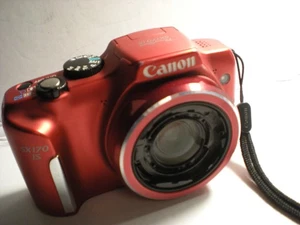 Canon PowerShot SX170 IS 16.0MP 16x Digital Camera Red - Picture 1 of 17
