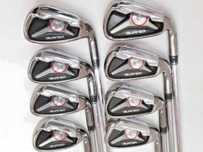 ◼️8pcs◼️ TaylorMade Burner US 2009 Iron Set 8clubs 5-9,P,A,S Shaft REAX 85 R - Image 1 of 4