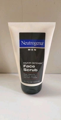 New Neutrogena Men Razor Defense Face Scrub, Oil Free, Dye Free, 4.2 fl oz - Image 1 of 2