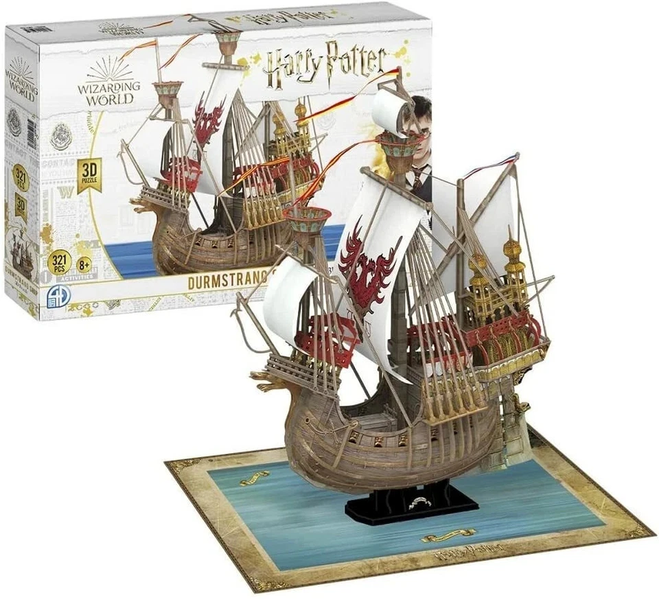 Harry Potter DURMSTRANG SHIP 3D Puzzle Wizarding World 321 Piece - Image 1 of 4