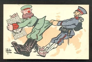 Korea Caricature # 3 Russo-Japanese  War Russian Soldier 1904 - Picture 1 of 1