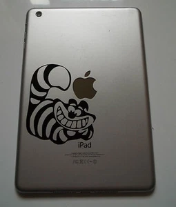 iPad Mini Cat Vinyl Decal Sticker Samsung Tab Kindle Hd 7" Tablet 7inch - Picture 1 of 2