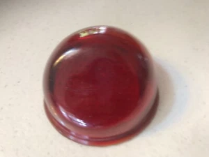 Indian Chief glass tail light lense red with amber section - Bild 1 von 4