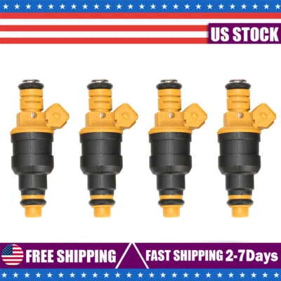 4X Flow of Matched Fuel Injectors 280150943 For Ford F150 F250 F350 1990-2005 - Image 1 of 4