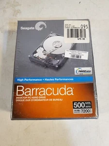 Seagate Barracuda 500gb SATA hard drive sealed in box - Picture 1 of 5