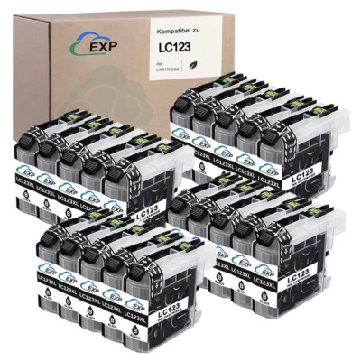 Drucker Patronen Kompatibel Brother LC-123 XL MFC-J470DW J4710DW J4410DW J650DW - Bild 1 von 4