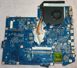 Acer Aspire 7540 Motherboard JV71-TR 48.4FP02.011 w/ AMD Athlon II CPU & HS/Fan - Picture 1 of 3