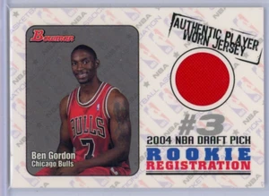 2004 Ben Gordan Bowman Rookie Registration Patch #ROR-BG... - Picture 1 of 2