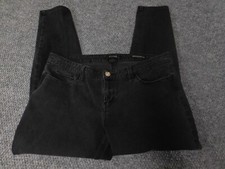 Guess Womens Jeans 32 black skinny pencil denim