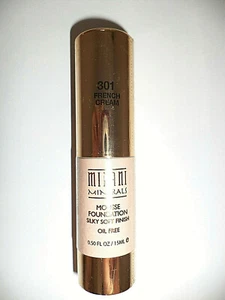 Milani Minerals Mousse Foundation 301 FRENCH CREAM Oil Free Silky Soft Finish - Picture 1 of 1