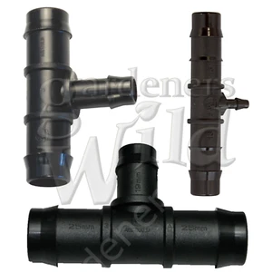 Antelco Reducer Tee Barb Irrigation Pipe Reducing Connector 25/19/13/4 mm - Picture 1 of 4