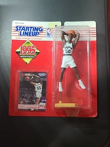 1995 BASKETBALL DAVID ROBINSON (HALL OF FAME) SAN ANTONIO SPURS STARTING LINEUP - Picture 1 of 2