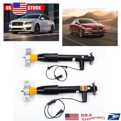 Pair Rear L & R Shock Absorber Struts Assys For 2013-20 Lincoln MKZ Gas Electric - Image 1 of 4
