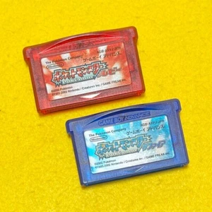 Lot 2 Pokemon Ruby Sapphire - Nintendo Gameboy Advance GBA Japan JP Tested - Picture 1 of 11