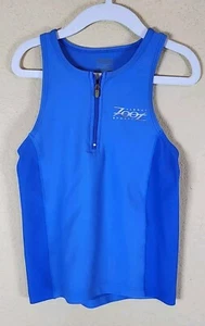 ZOOT Canotta Donna Media Maglia Attiva Tri Top Blu Singlet Triathlon Small - Foto 1 di 8
