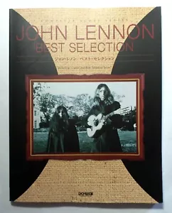 JOHN LENNON BEST SELECTION BAND SCORE JAPAN GUITAR TAB - Picture 1 of 4