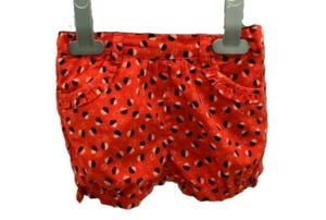 Pareil au Même short rouge motifs blanc bleu bébé fille 12 mois - Imagen 1 de 2