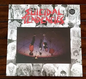 SUICIDAL TENDENCIES RED COLORED VINYL RECORD FRONTIER PRESSING MINT - Picture 1 of 4