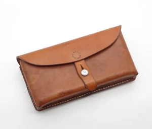 NEUWERTIG SCHWEIZER ARMEE GÜRTELTASCHE LEDER MUNITIONSTASCHE Swiss Schmid Sils Vintage +M 1964 - Bild 1 von 7