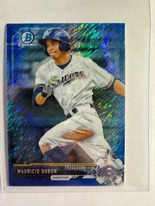 K256,577 - 2017 Bowman Chrome Mini Blue Shimmer #BCP40 Mauricio Dubon #/150 - Picture 1 of 1