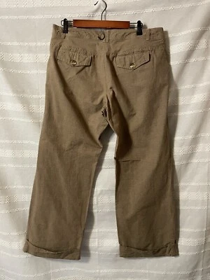 Pantalones Izod Marrón Puños Anchos Mujer Talla 16 Excelente Estado 17.00 Foto 1 de 4