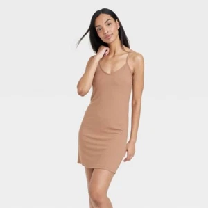 Camisón acanalado Stars Above bellamente suave para mujer X-grande elástico marrón - Imagen 1 de 12