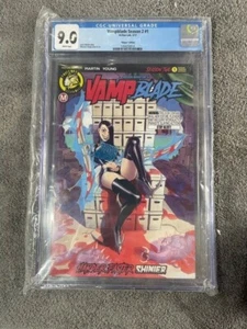 VAMPBLADE TEMPORADA DOS #1 ACTION LAB 2017 CGC 9 edición Risque - Imagen 1 de 4
