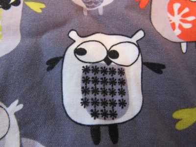 Blusa Médica Dickies Divertida Talla Grande OWLS, Colores Naranja, Amarillo Foto 1 de 4