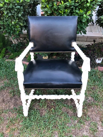 Vintage Ornate Gothic Chair Cover