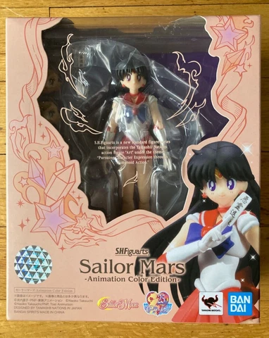 Bandai SH Figuarts Sailor Mars Animation Color Edition Sailor Moon Figure New Cover