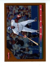1996 Score Dugout Collection Series 2  Chili Davis #57 California Angels