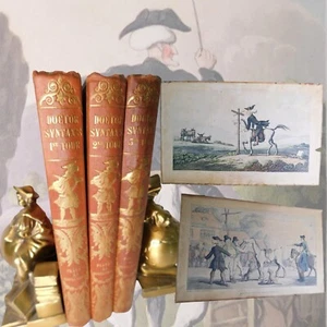 Doctor Syntax Three Tours, William Combe with 2 Original Rowlandson Aquatints - Imagen 1 de 20