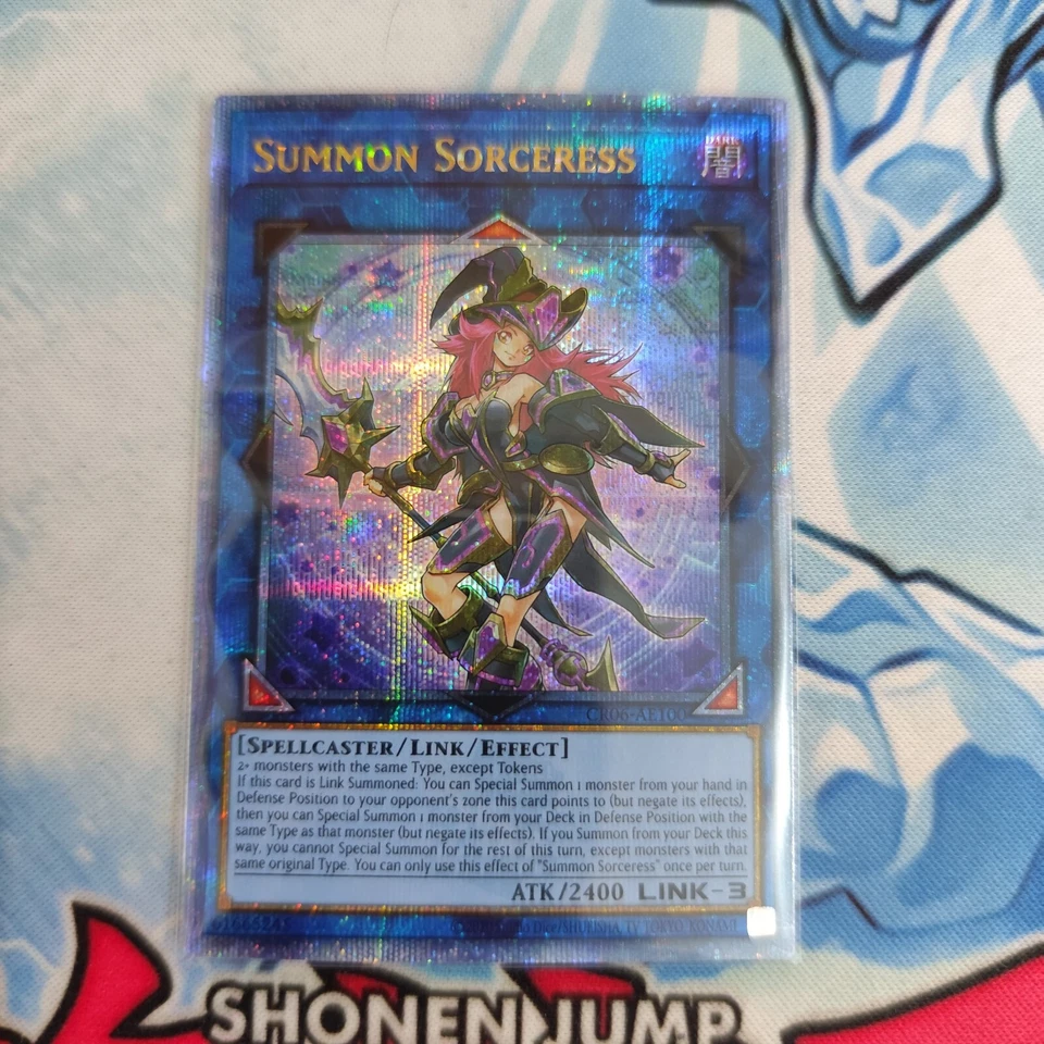 Yugioh Asian English Summon Sorceress CR06-AE100 QCSE  - Image 1 of 1