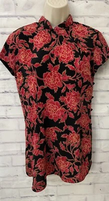 Victoria’s Secret Collection Talla S Vintage Kimono Neglige Vestido Rojo Invitado Boda Foto 1 de 4