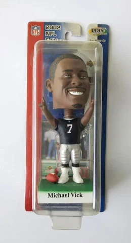 2002 NFL MICHAEL VICK ATLANTA FALCONS PLAY MAKERS UPPDER DECK BOBBLEHEAD - MIP Cover