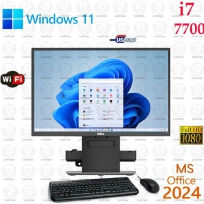 Dell Precision Core i7 22" FHD 16GB RAM 512GB SSD Windows 11 Pro Office 2024 - Image 1 of 2