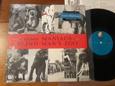 Пластинка долгоиграющая 10 000 МАНЬЯКОВ Blind Man's Zoo оригинальная 1989 г. пресс термоусадочная + шумиха почти как новая - - Изображение 1 из 4